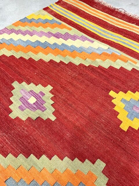 Antique Kilim / 17747 | WOVEN